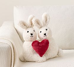 Love Bunnies Shaped Pillow