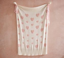 Petit Amour Knit Jacquard Throw
