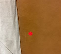 Open Box: Arden Leather Bench (56&quot;) - Statesville Caramel, Seadrift Legs