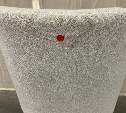 Open Box: Layton Grand Upholstered Dining Chair - Performance Boucle Oatmeal, Seadrift Legs