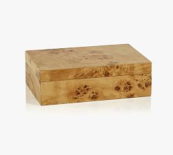 Open Box: Burlwood Decorative Box (5" x 8")