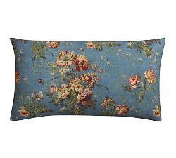 Open Box: Meadow Floral Reversible Percale Comforter Sham, King - Blue Multi