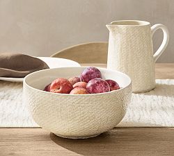 Elena Stoneware Serving Bowl