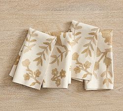 Liana Crewel Cotton Napkins - Set of 4