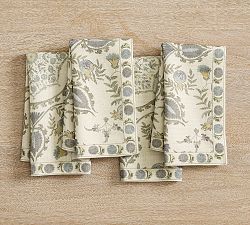 Lilah Suzani Cotton Napkins - Set of 4