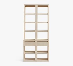 Pottery Barn Cayman Shelf with Cabinet - Thumbnail 2