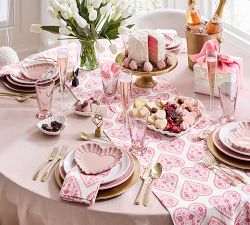 Heart Embossed Drinking Glasses - Set of 4