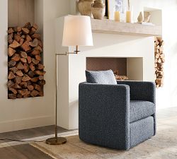 Remington Iron Articulating Floor Lamp (61")