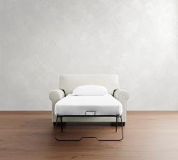 Buchanan Roll Arm Twin Sleeper Sofa with Memory Foam Mattress (56&quot;)