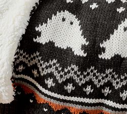 Gus the Ghost Fair Isle Knit Jacquard Throw