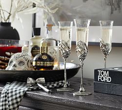 Skeleton Champagne Glass