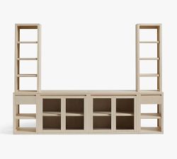 Cayman Entertainment Center with Glass Cabinets (108&quot;)