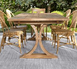 Fallbrook Extendable Outdoor Dining Table (76"-106")