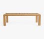 Malibu Teak Rectangular Grand Outdoor Dining Table (98")
