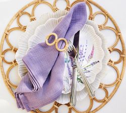 Monique Lhuillier Paola Textural Napkins - Set of 4