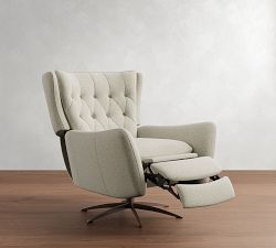 Wells Tufted Swivel Recliner
