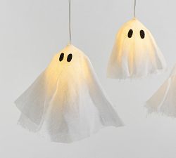 Lit Ghost String Lights