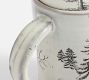 Rustic Forest Stoneware Mugs - Set of 4