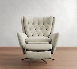 Wells Tufted Swivel Recliner