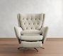 Wells Tufted Swivel Recliner