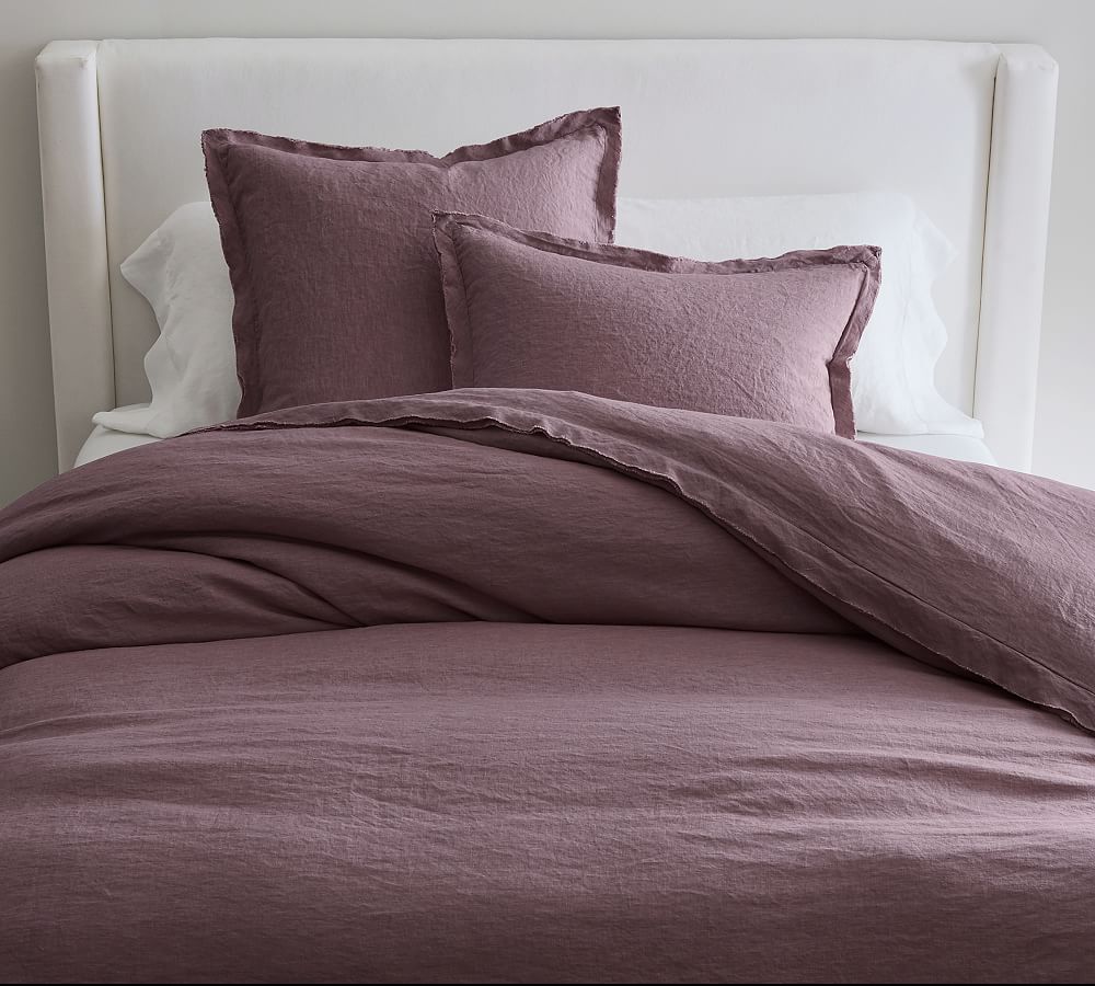 Belgian Flax Linen Double Flange Duvet Cover