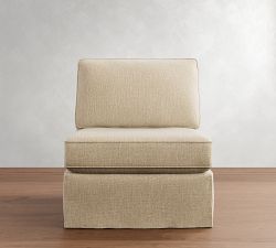 Build Your Own Buchanan Roll Arm Slipcovered Sectional