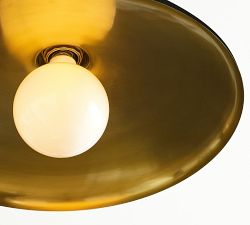 Farmhouse Metal Flush Mount (18&quot;)