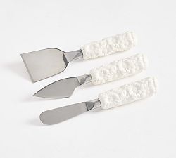 Floral Bunny Cheese Knives - Set of 3