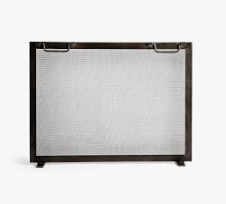Industrial Fireplace Screen