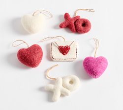 Valentine's Day Ornaments - Set of 6