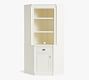 Aubrey Corner Bookcase with Storage Cabinet (49.5")​