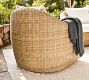 Gideon Wicker Swivel Outdoor Lounge Chair