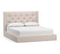 Harper Tufted Upholstered Low Platform Bed