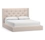 Harper Tufted Upholstered Low Platform Bed