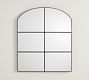 Hayes Paned Mantel Arch Mirror