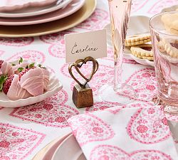 Interlocking Hearts Place Card Holders - Set of 4