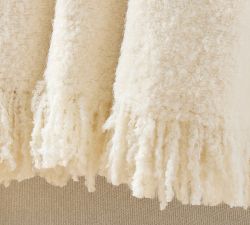Boucle Knit Throw