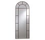 Distiller Metal Arch Paneled Floor Mirror 30 x 82"