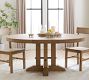 Fort Round Pedestal Extendable Dining Table (48"-68")