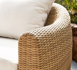 Gideon Wicker Outdoor Sofa (68&quot;)