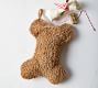 Cozy Teddy Faux Fur Bone Pet Stocking