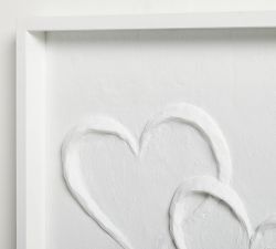 Double Heart Resin Shadow Box