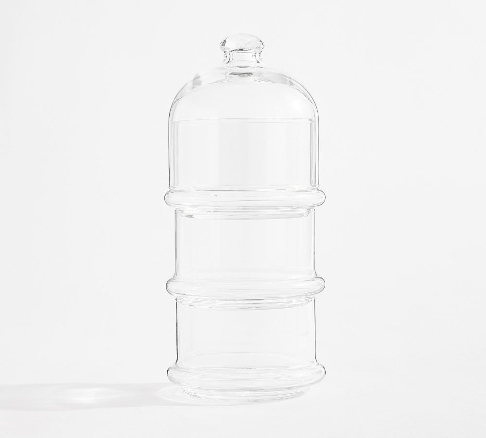 Stacking Glass Condiment Servers
