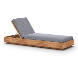 Lanai Teak Outdoor Single Chaise Lounge