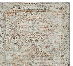 Open Box: Jade Printed Handwoven Rug
