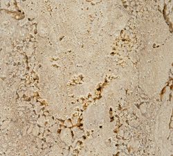 Decorative Travertine Wave Bookends - Set of 2