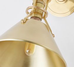 Jocelyn Flared Metal Sconce (11")