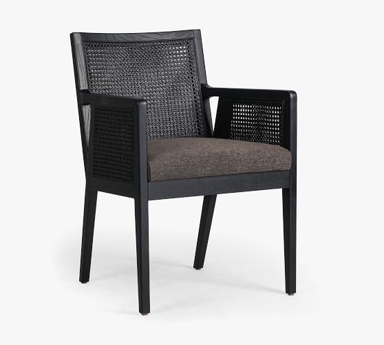 Lisbon Cane Dining Armless Chair - Thumbnail 2