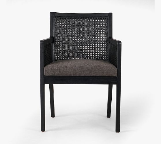 Lisbon Cane Dining Armless Chair - Thumbnail 4