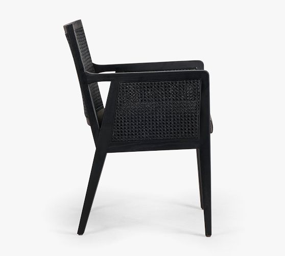Lisbon Cane Dining Armless Chair - Thumbnail 3